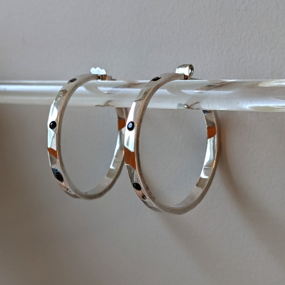 Anna Beck Silver Hoop Earrings